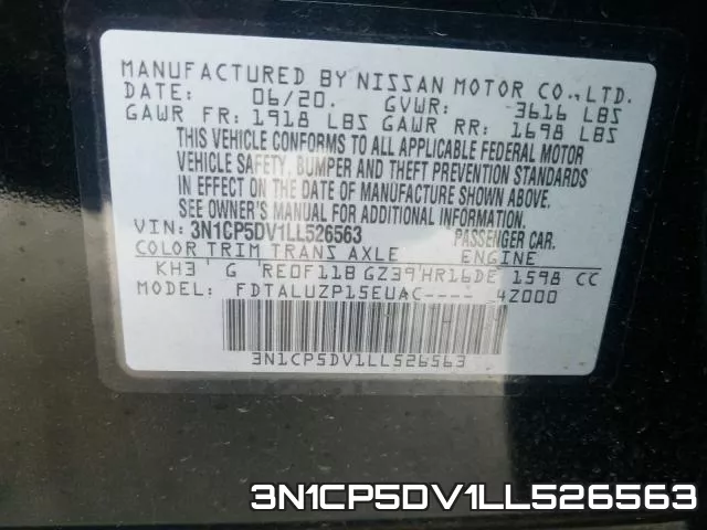 3N1CP5DV1LL526563 фото 2