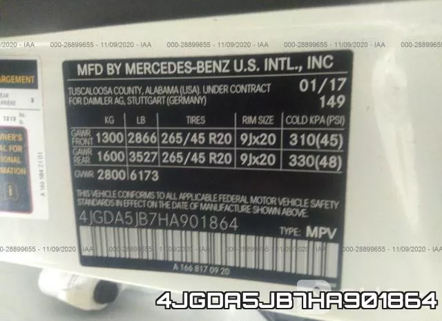 4JGDA5JB7HA901864 фото 8