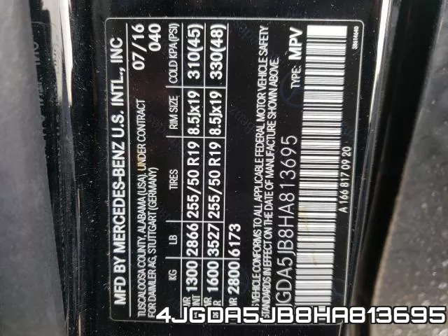 4JGDA5JB8HA813695 фото 2
