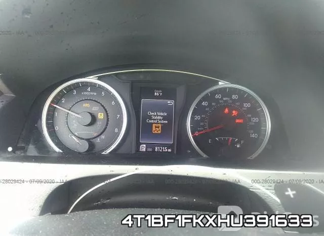 4T1BF1FKXHU391633 фото 7