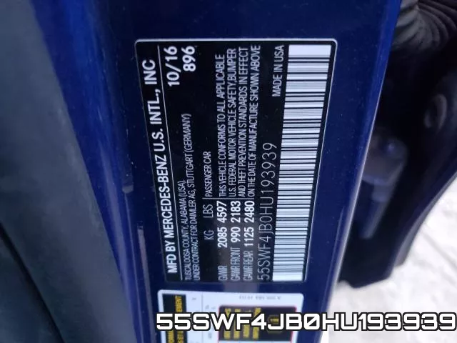 55SWF4JB0HU193939 фото 2
