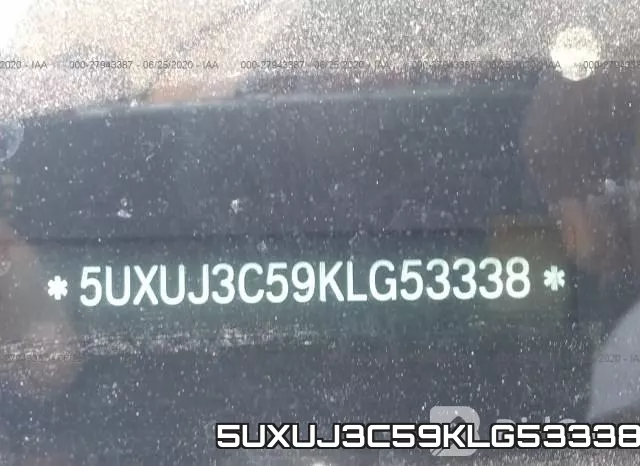 5UXUJ3C59KLG53338 фото 8