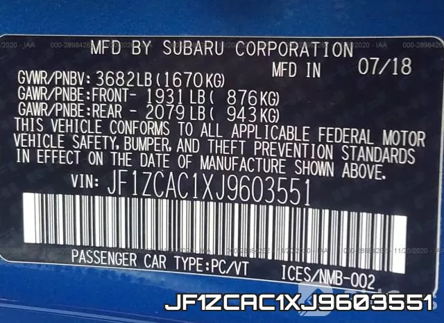 JF1ZCAC1XJ9603551 фото 9