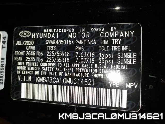 KM8J3CAL0MU314621 фото 2