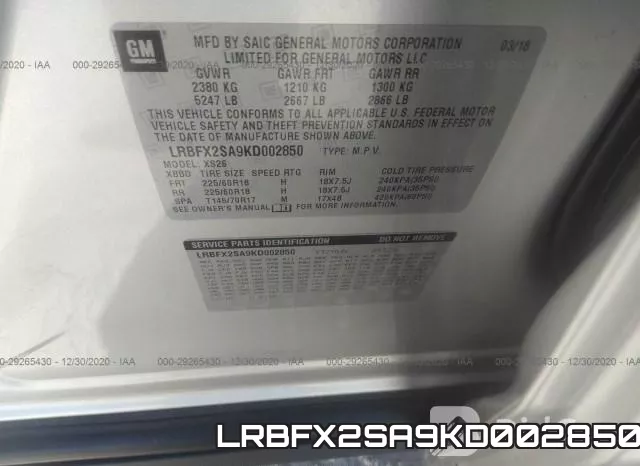 LRBFX2SA9KD002850 фото 9