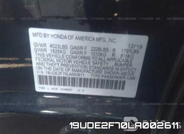 19UDE2F70LA002611 фото 10
