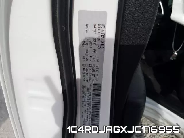 1C4RDJAGXJC176955 фото 2