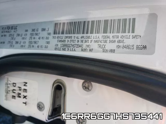 1C6RR6GG7HS735441 фото 2