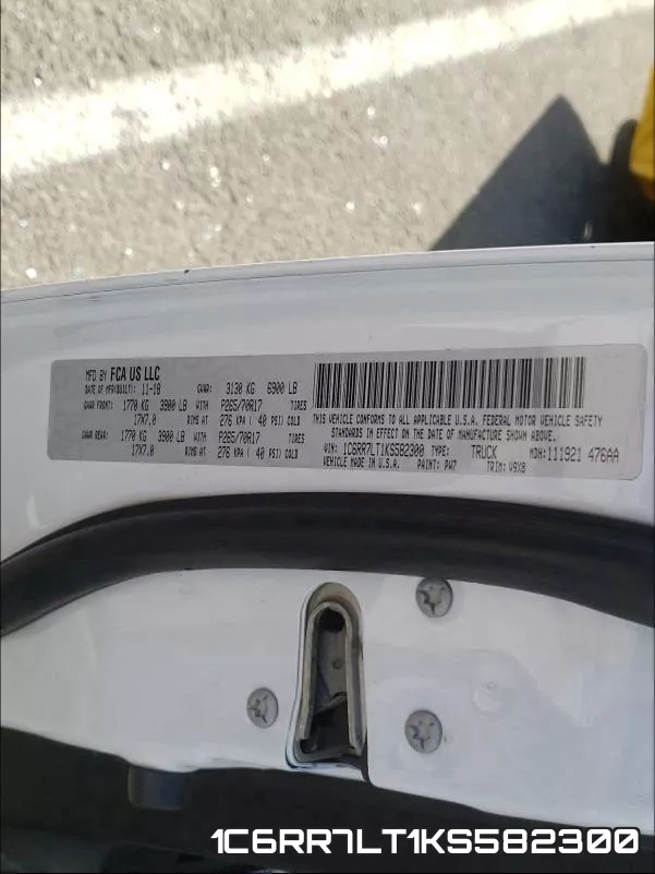 1C6RR7LT1KS582300 фото 2