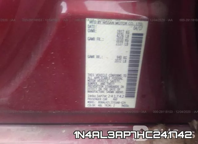1N4AL3AP7HC241742 фото 10