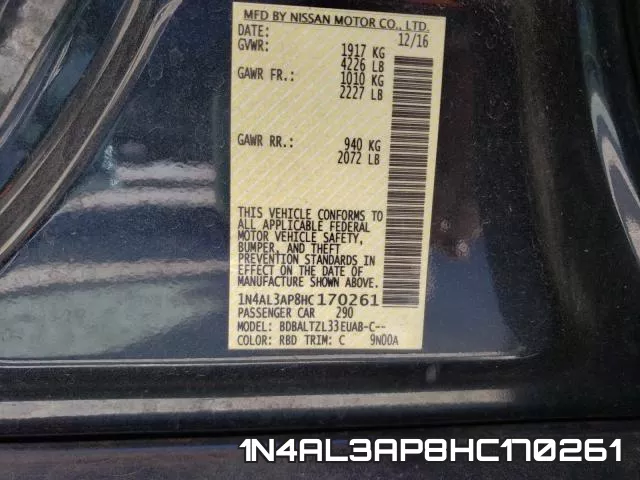 1N4AL3AP8HC170261 фото 2