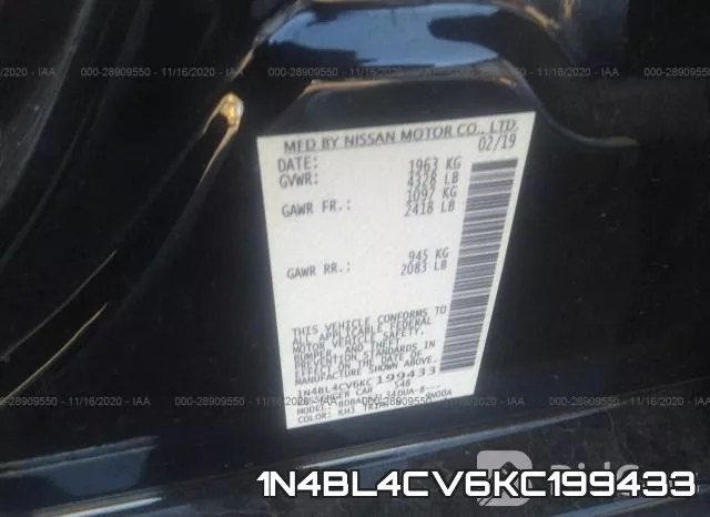 1N4BL4CV6KC199433 фото 10