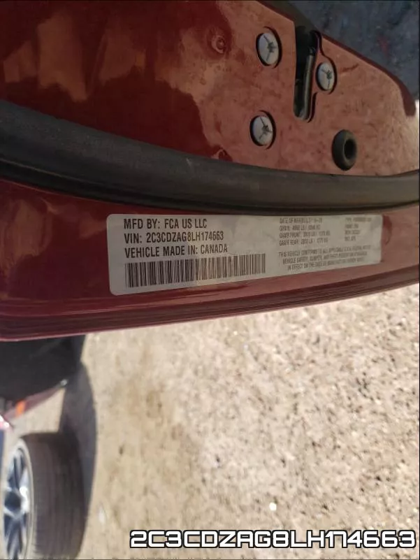 2C3CDZAG8LH174663 фото 2