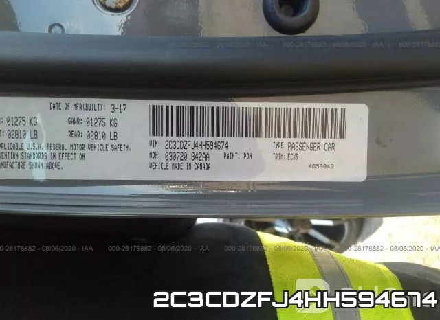 2C3CDZFJ4HH594674 фото 10