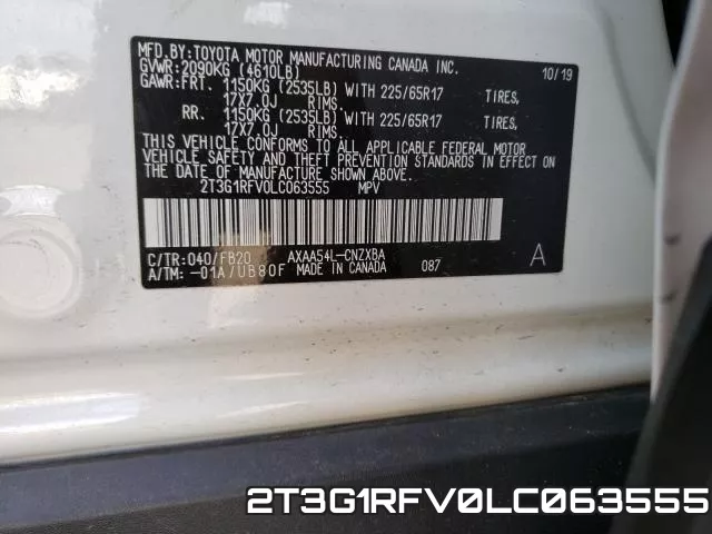 2T3G1RFV0LC063555 фото 2