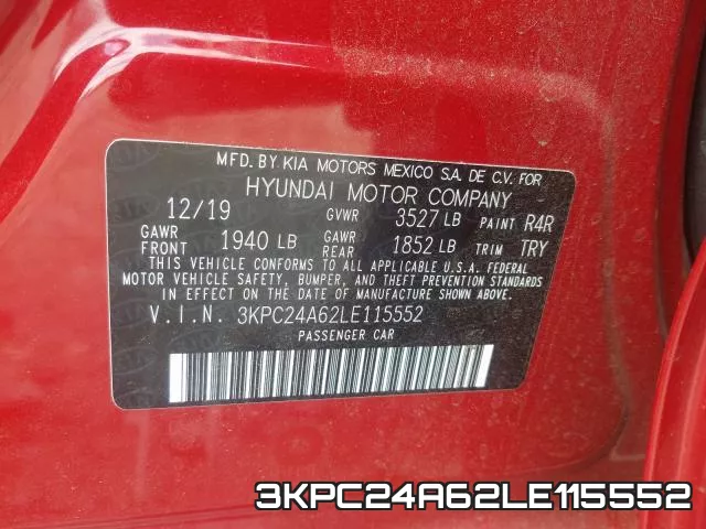 3KPC24A62LE115552 фото 2