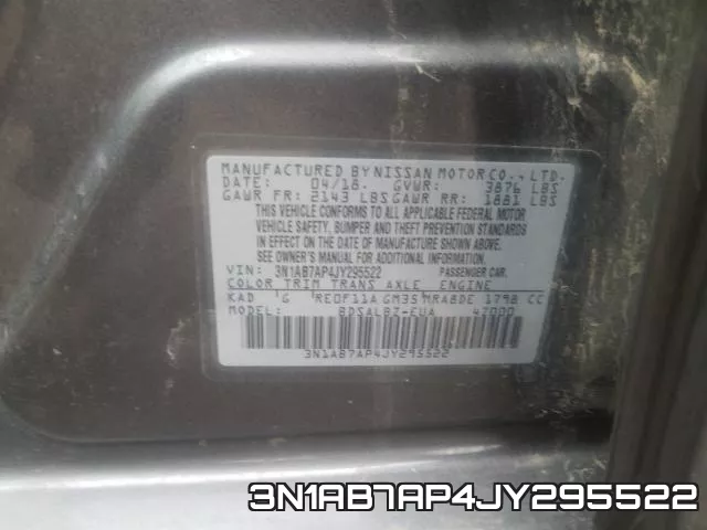 3N1AB7AP4JY295522 фото 2