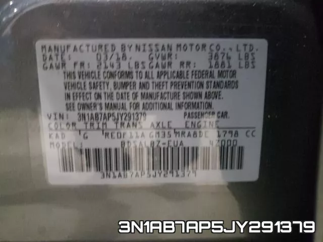 3N1AB7AP5JY291379 фото 2