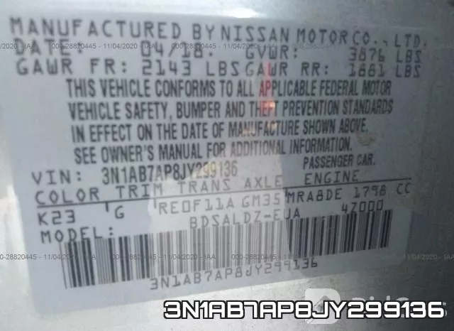 3N1AB7AP8JY299136 фото 10