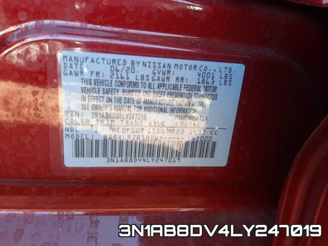 3N1AB8DV4LY247019 фото 2