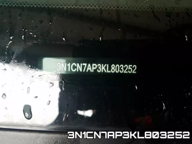 3N1CN7AP3KL803252 фото 2