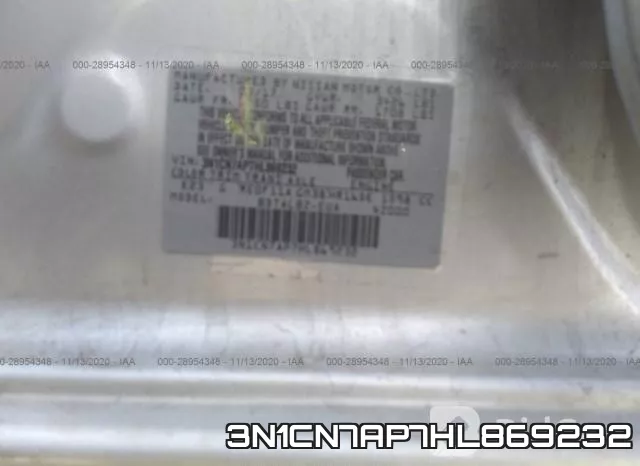 3N1CN7AP7HL869232 фото 9