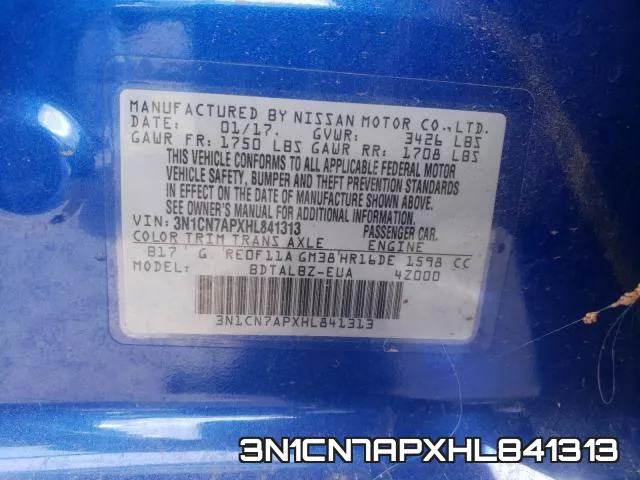 3N1CN7APXHL841313 фото 2
