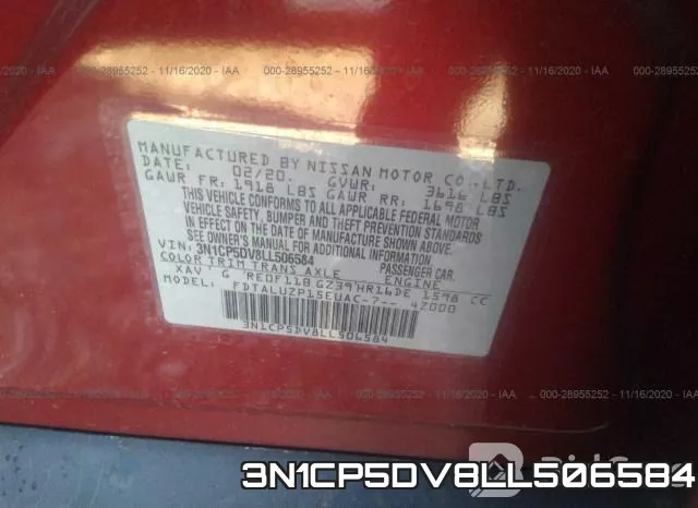 3N1CP5DV8LL506584 фото 10