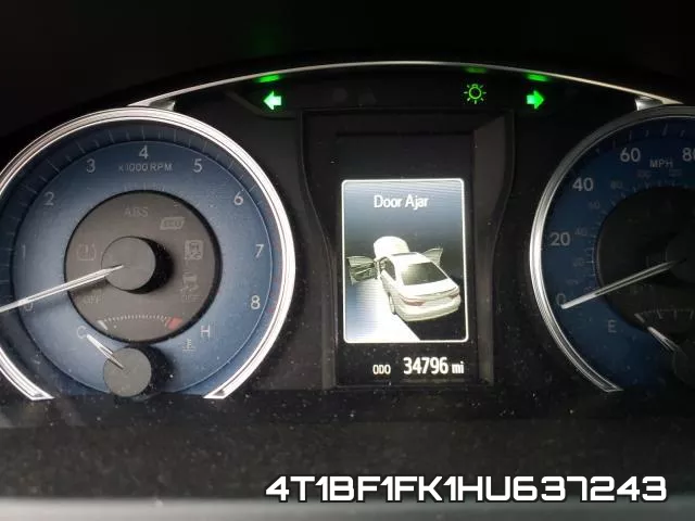 4T1BF1FK1HU637243 фото 9