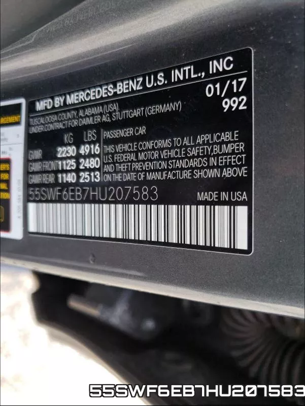55SWF6EB7HU207583 фото 2