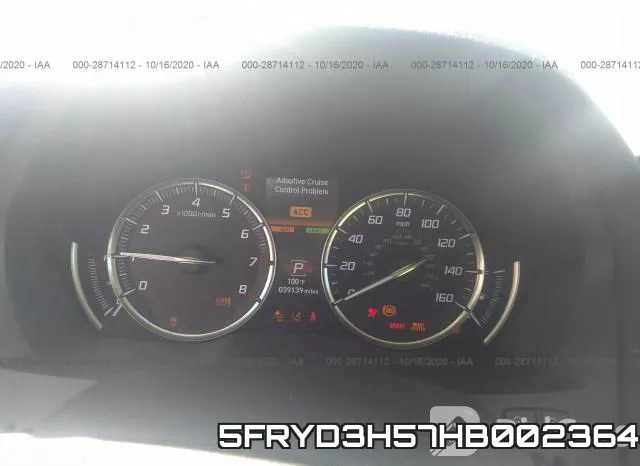 5FRYD3H57HB002364 фото 7