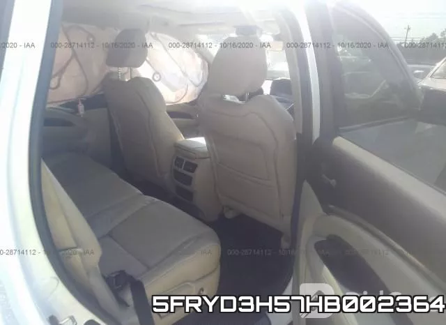 5FRYD3H57HB002364 фото 8