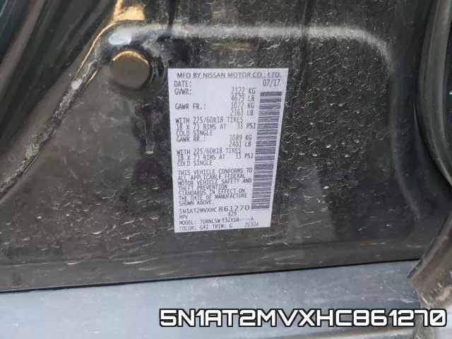 5N1AT2MVXHC861270 фото 2