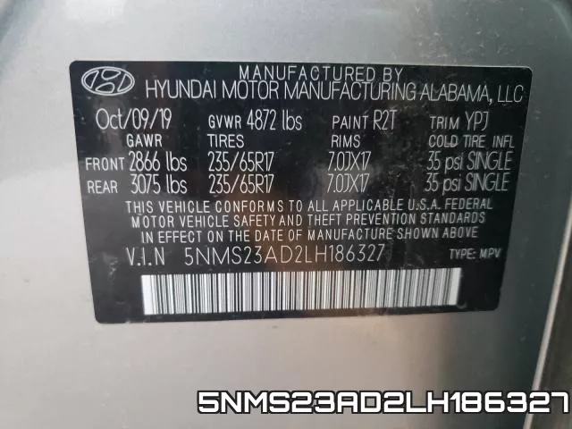 5NMS23AD2LH186327 фото 2