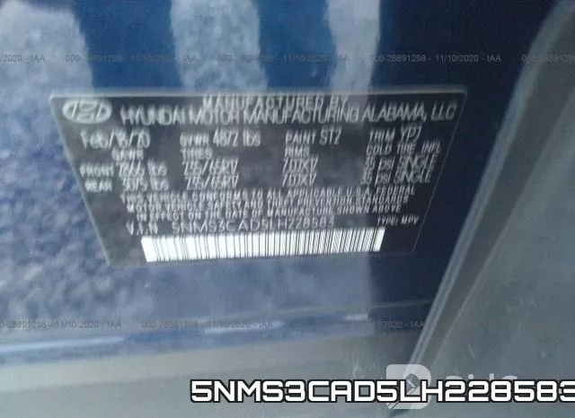 5NMS3CAD5LH228583 фото 10
