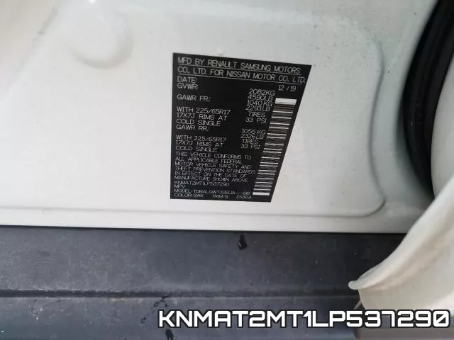 KNMAT2MT1LP537290 фото 2
