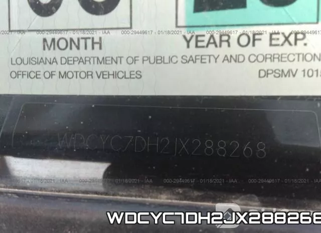 WDCYC7DH2JX288268 фото 10