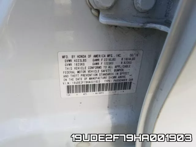 19UDE2F79HA001903 фото 2