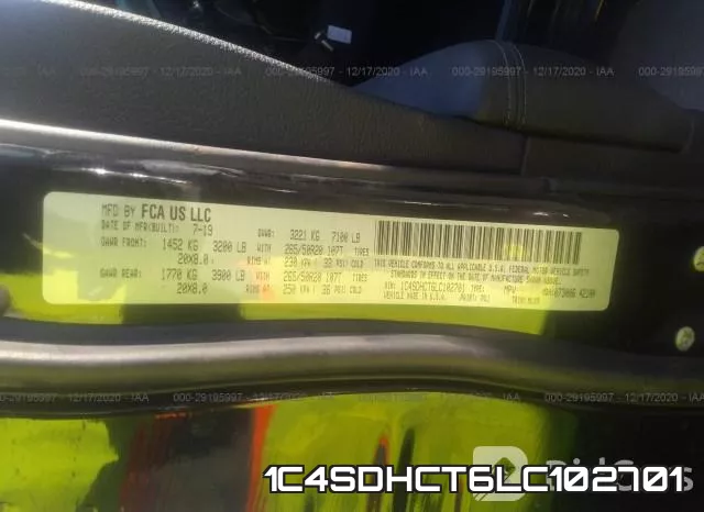 1C4SDHCT6LC102701 фото 10