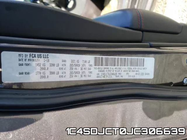 1C4SDJCT0JC306639 фото 2