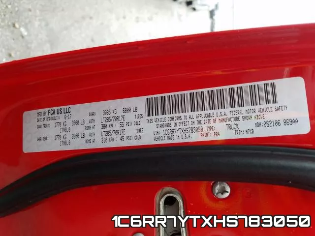 1C6RR7YTXHS783050 фото 2