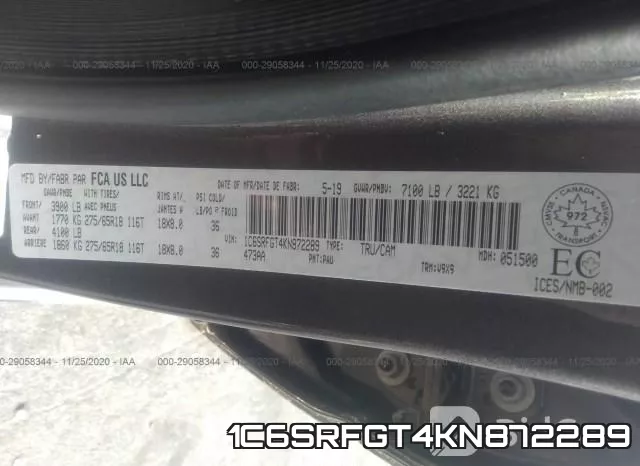 1C6SRFGT4KN872289 фото 10