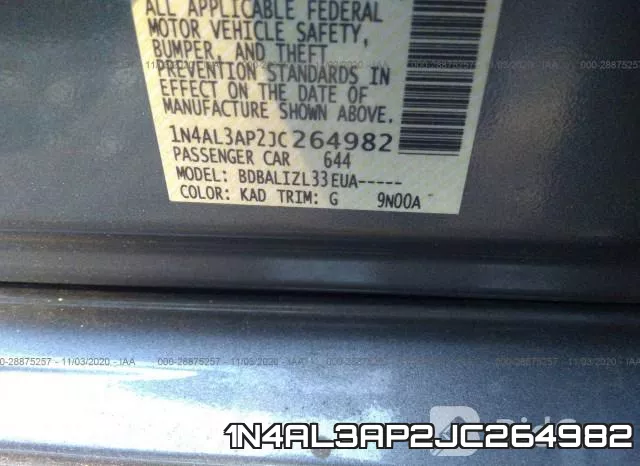 1N4AL3AP2JC264982 фото 10
