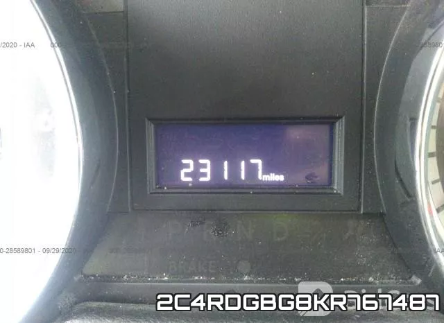 2C4RDGBG8KR767487 фото 8