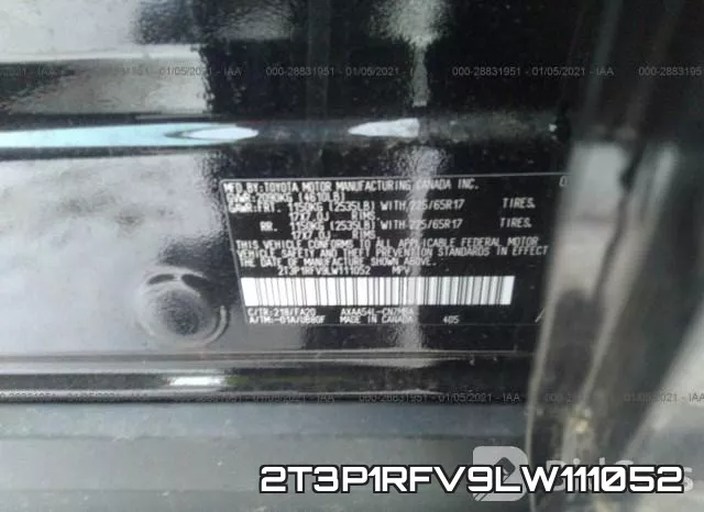 2T3P1RFV9LW111052 фото 10