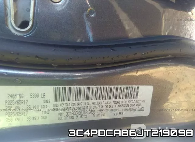3C4PDCAB6JT219098 фото 10