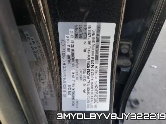 3MYDLBYV8JY322219 фото 2