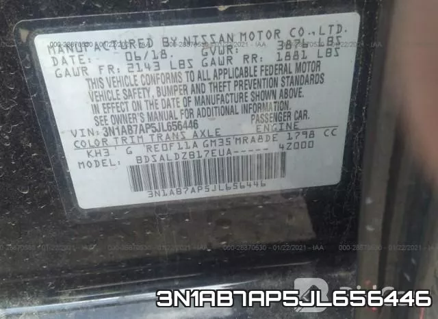 3N1AB7AP5JL656446 фото 10