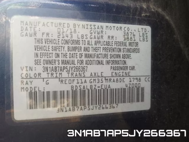 3N1AB7AP5JY266367 фото 2