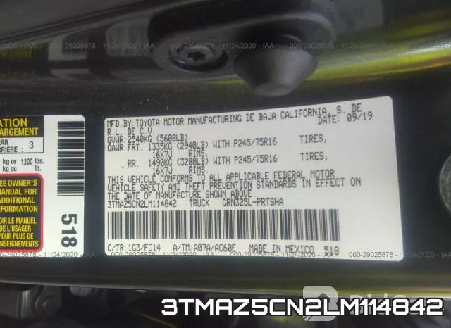 3TMAZ5CN2LM114842 фото 10